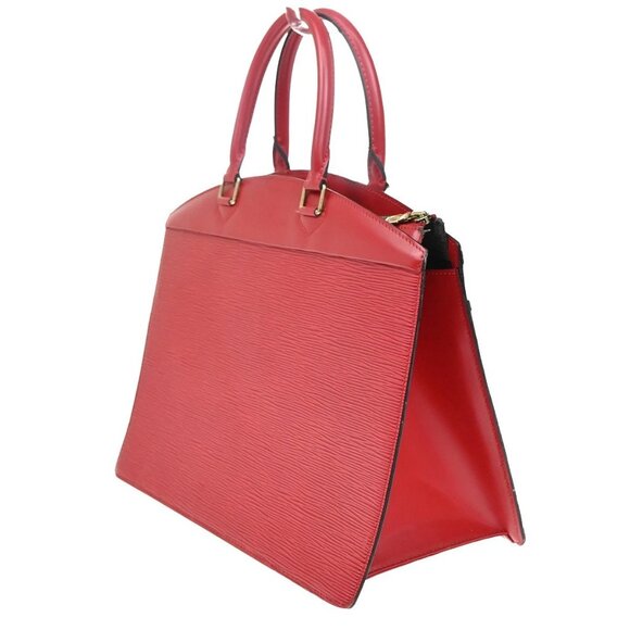 LOUIS VUITTON LV Logo Riviera Hand Bag Epi Leather Red France M48187 36YH416 - Picture 3 of 16